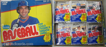 1989 Fleer Baseball Cello Pack Factory Box
