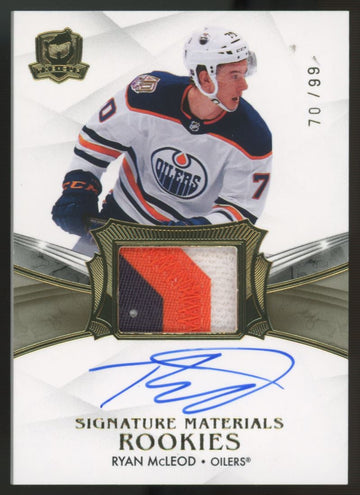 2020-21 The Cup Ryan McLeod RC Patch Auto RPA /99 #SP-RM