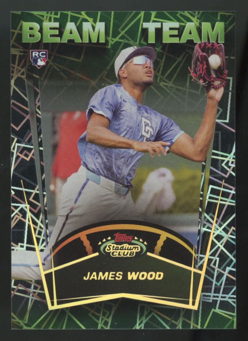 2025 Topps Stadium Club James Wood RC Beam Team SSP #BT-2