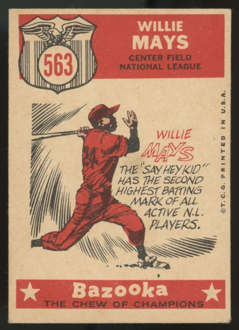 1959 Topps Willie Mays All Star #563 EX+