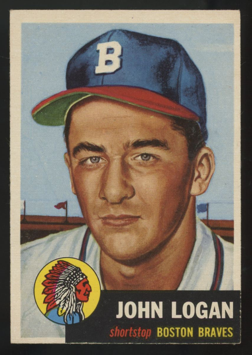 1953 Topps John Logan #158 EX/MT