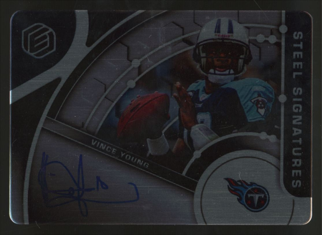 2022 Panini Elements Vince Young Steel Signatures Auto /50 #SS-VY