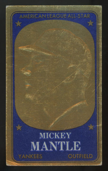 1965 Topps Embossed Mickey Mantle #11 VG
