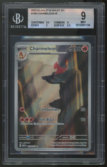 2023 Pokemon Charmeleon 151 Illustration Rare #169 BGS 9