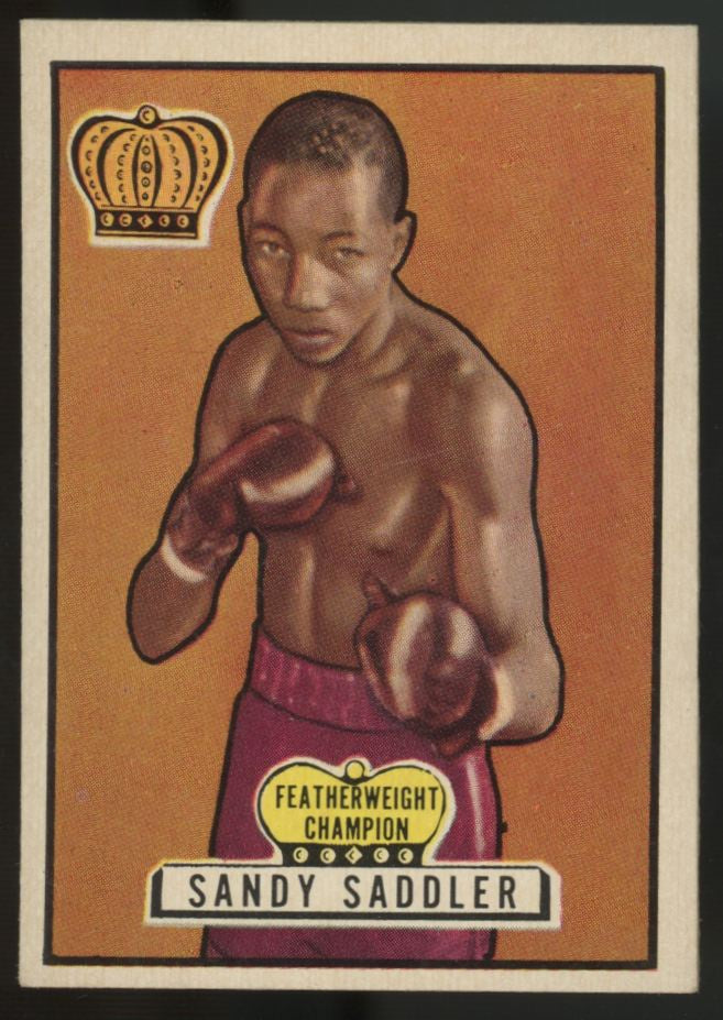 1951 Topps Ringside Sandy Saddler #29 EX