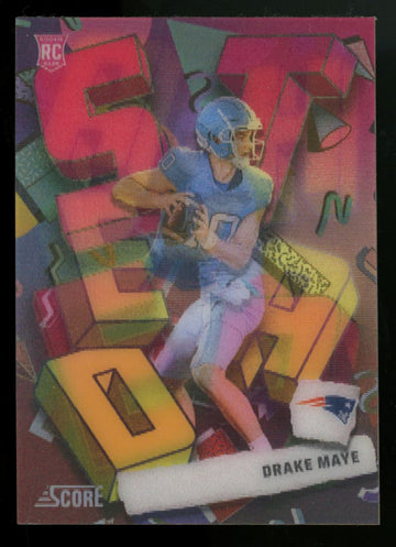 2024 Panini Score Drake Maye RC Step Ahead SSP #SA-DME