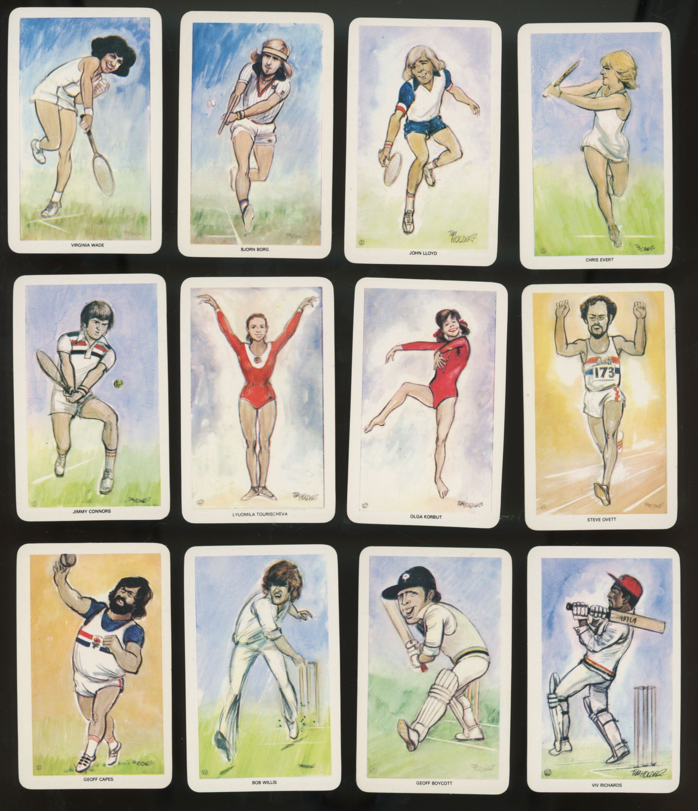 1979 Venorlandus Ltd. Our Heroes World Of Sport Complete Set (48)