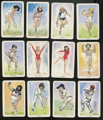 1979 Venorlandus Ltd. Our Heroes World Of Sport Complete Set (48)