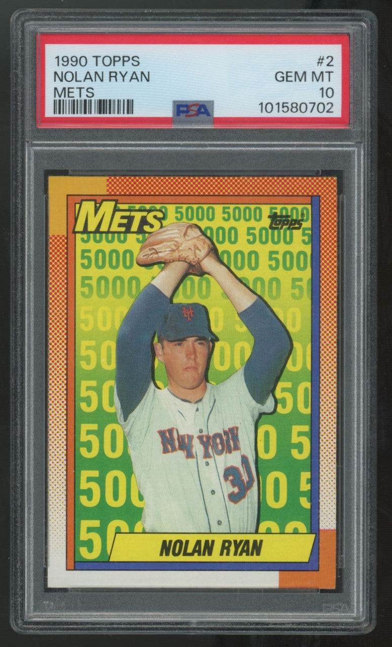 1990 Topps Nolan Ryan Mets #2 PSA 10