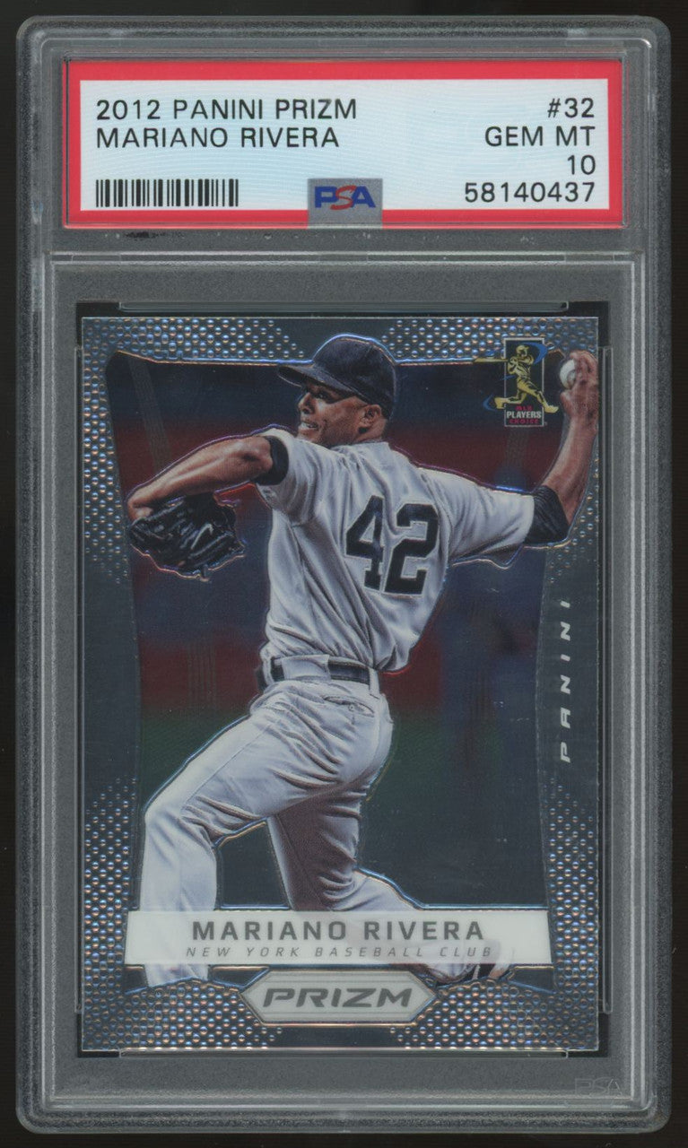 2012 Panini Prizm Mariano Rivera #32 PSA 10