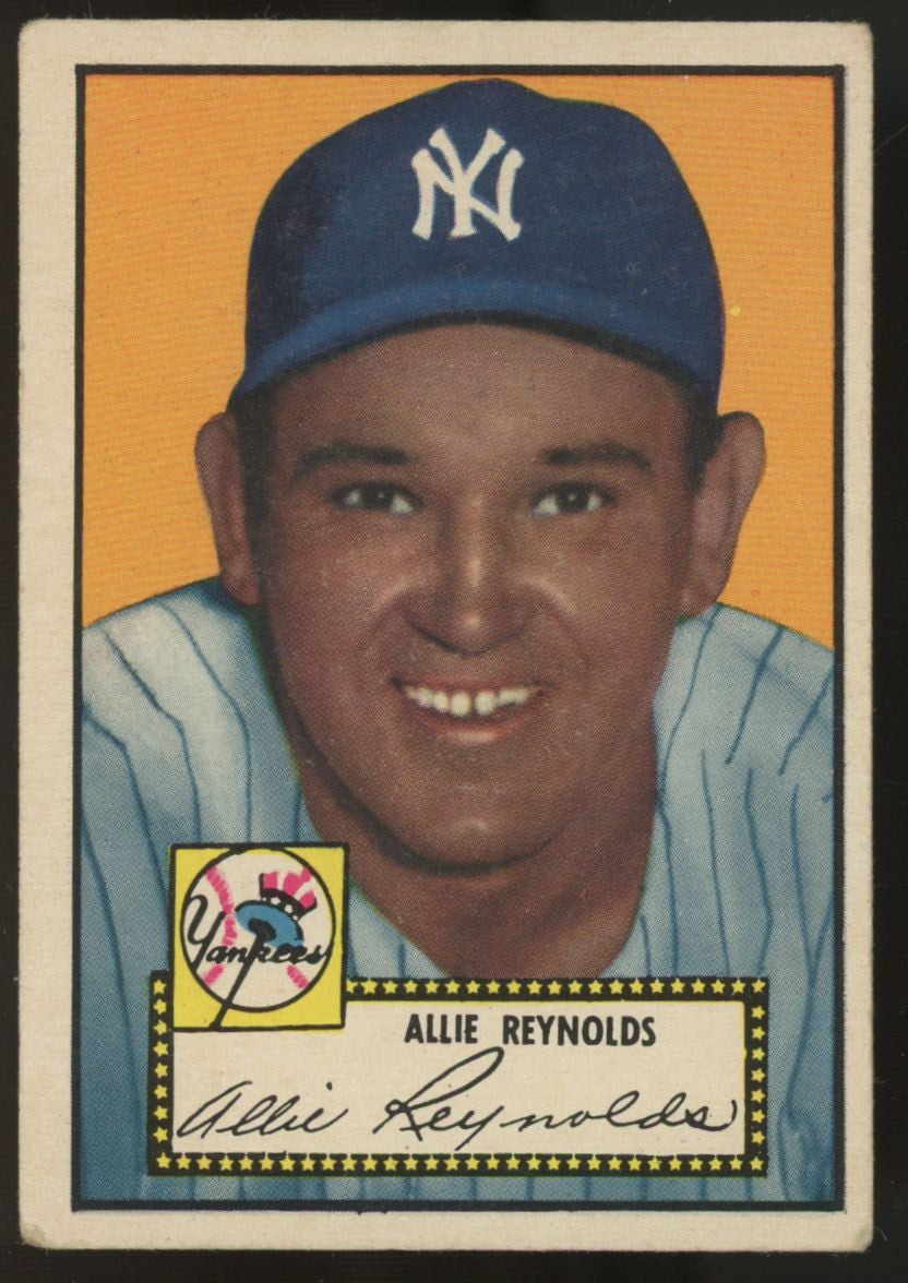 1952 Topps Allie Reynolds #67 VG