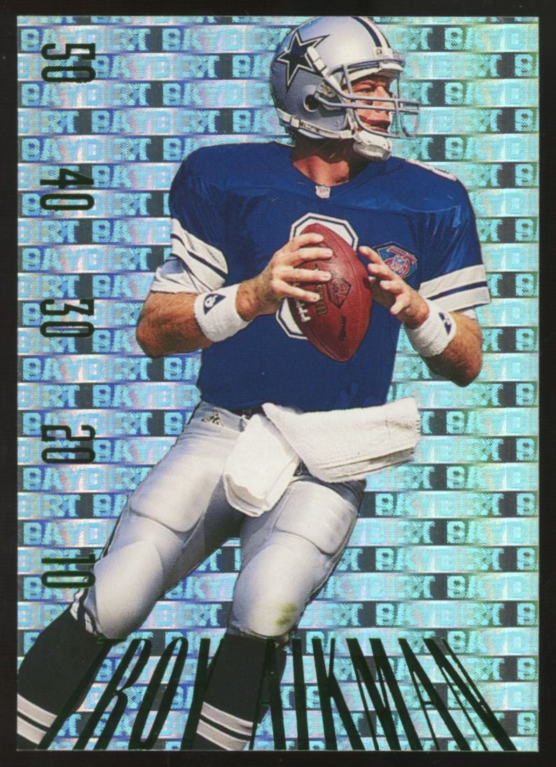 1995 Skybox Troy Aikman Paydirt Green #PD1