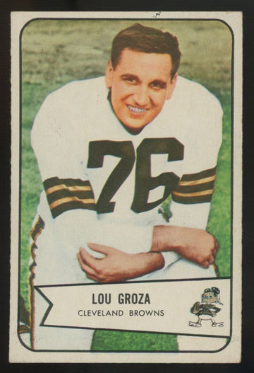 1954 Bowman Lou Groza #52 VG-EX
