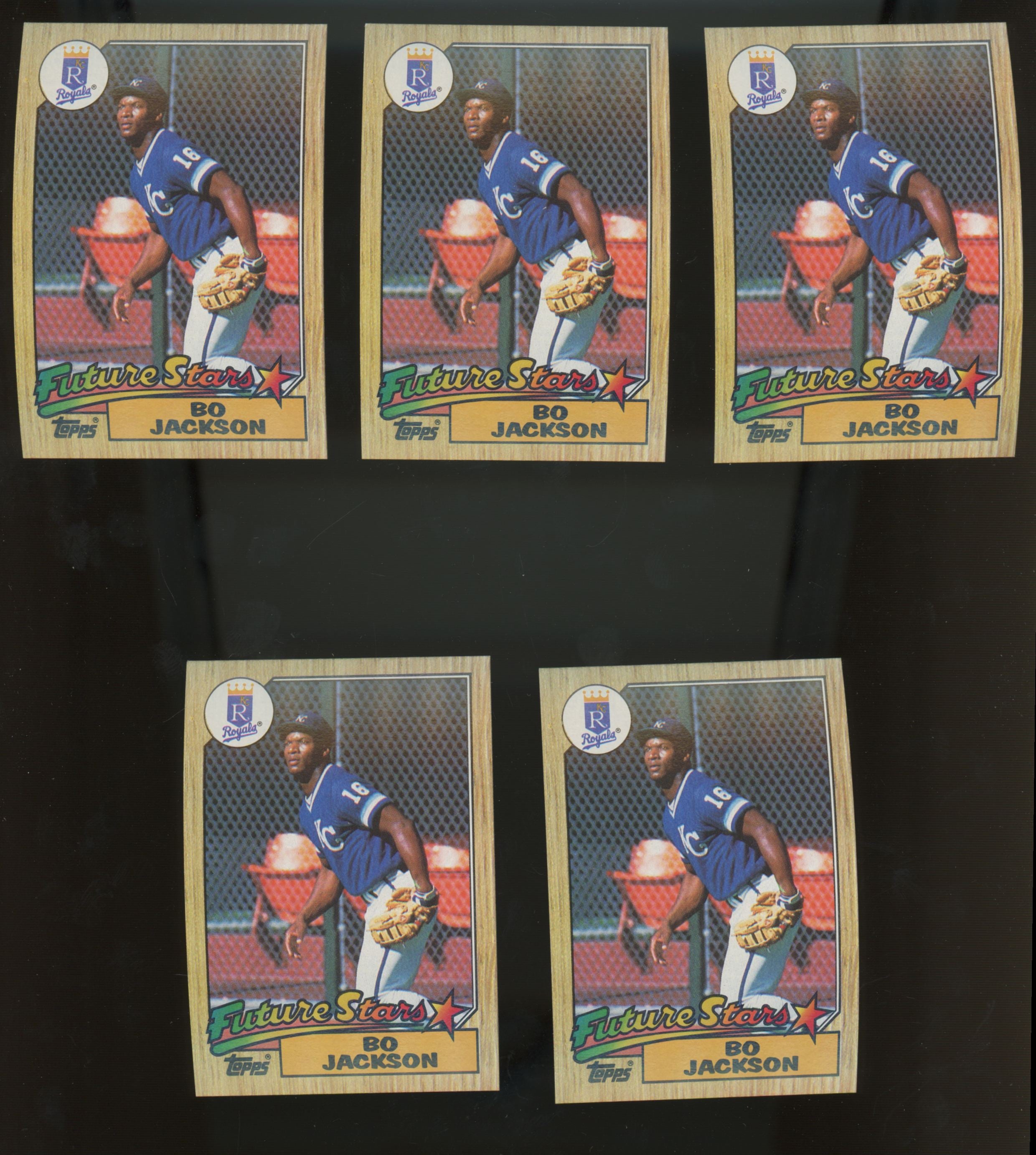1987 Topps Bo Jackson RC #170 Lot of 25 NM-MT "A"