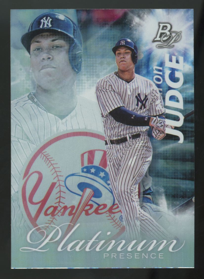2017 Bowman Platinum Aaron Judge RC Platinum Presence #PP-AJ