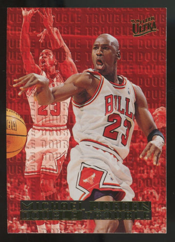1995-96 Fleer Ultra Michael Jordan Double Trouble #3
