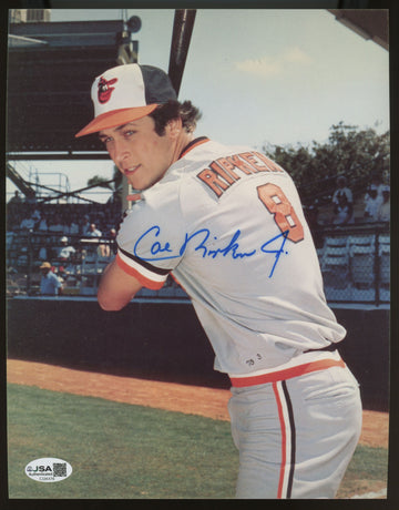 Cal Ripken Jr. Signed Autographed 8x10 Photo JSA *376