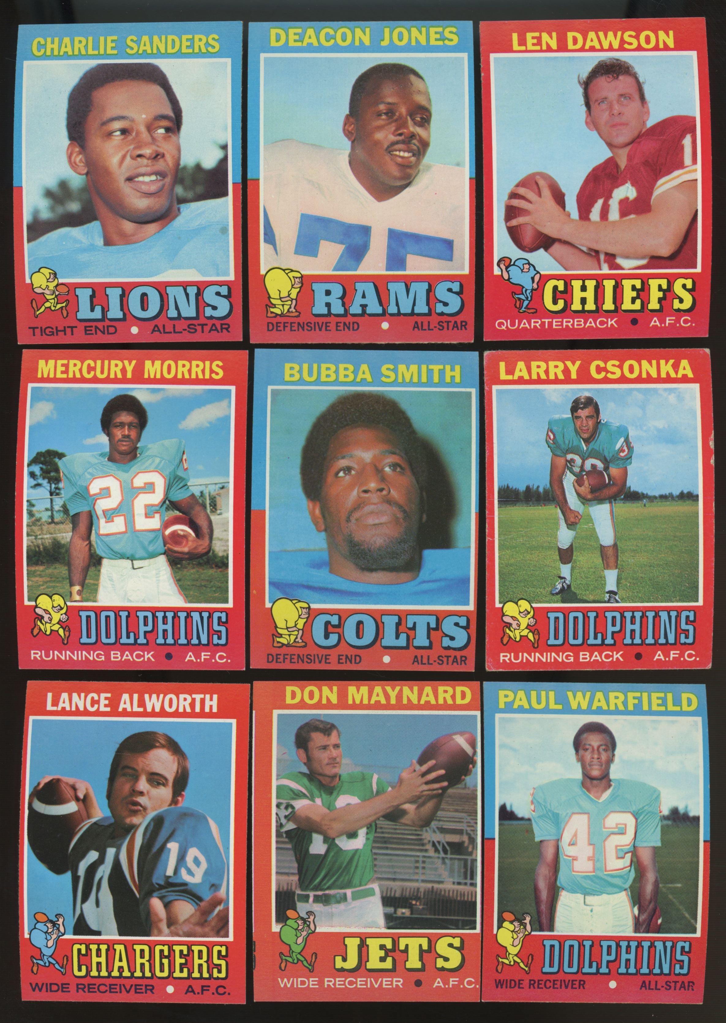1971 Topps Football Complete Set (263) VG/EX-EX/MT w/ Wax Wrapper