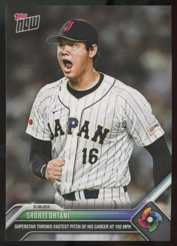 2023 Topps Now Shohei Ohtani World Baseball Classic #WBC-53 "B"