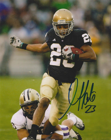 Golden Tate III Notre Dame NCAA 14x11" Autographed Photo - Vs. WA Huskies
