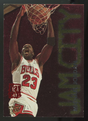 1995-96 Fleer Ultra Michael Jordan Hot Packs Jam City #3