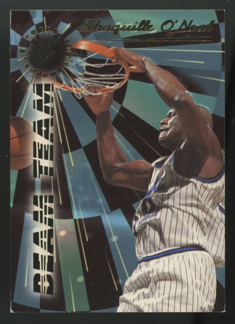 1995-96 Topps Stadium Club Shaquille O'Neal Beam Team #BT6