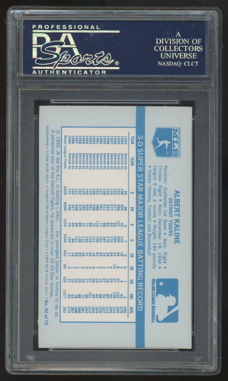 1970 Kellogg's Al Kaline #52 PSA 10