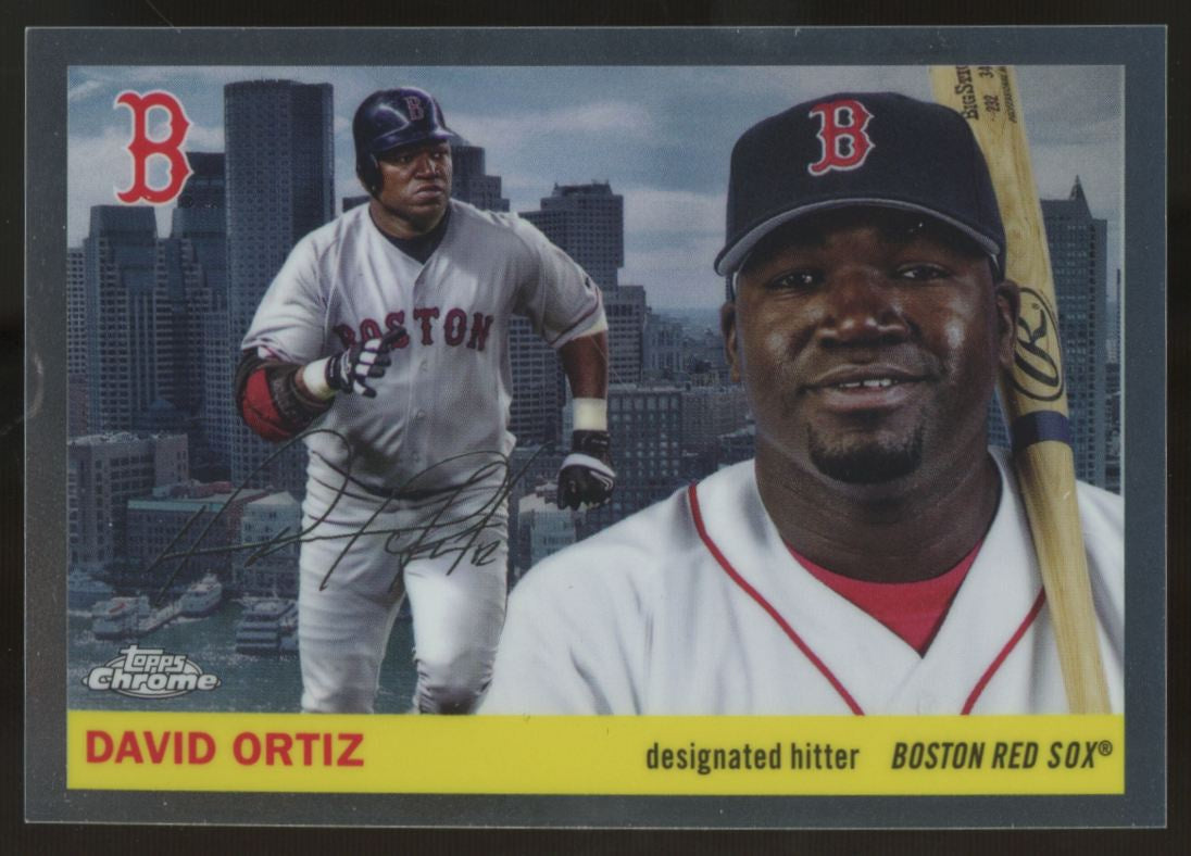 2025 Topps Chrome Platinum Anniversary David Ortiz City Variation SSP
