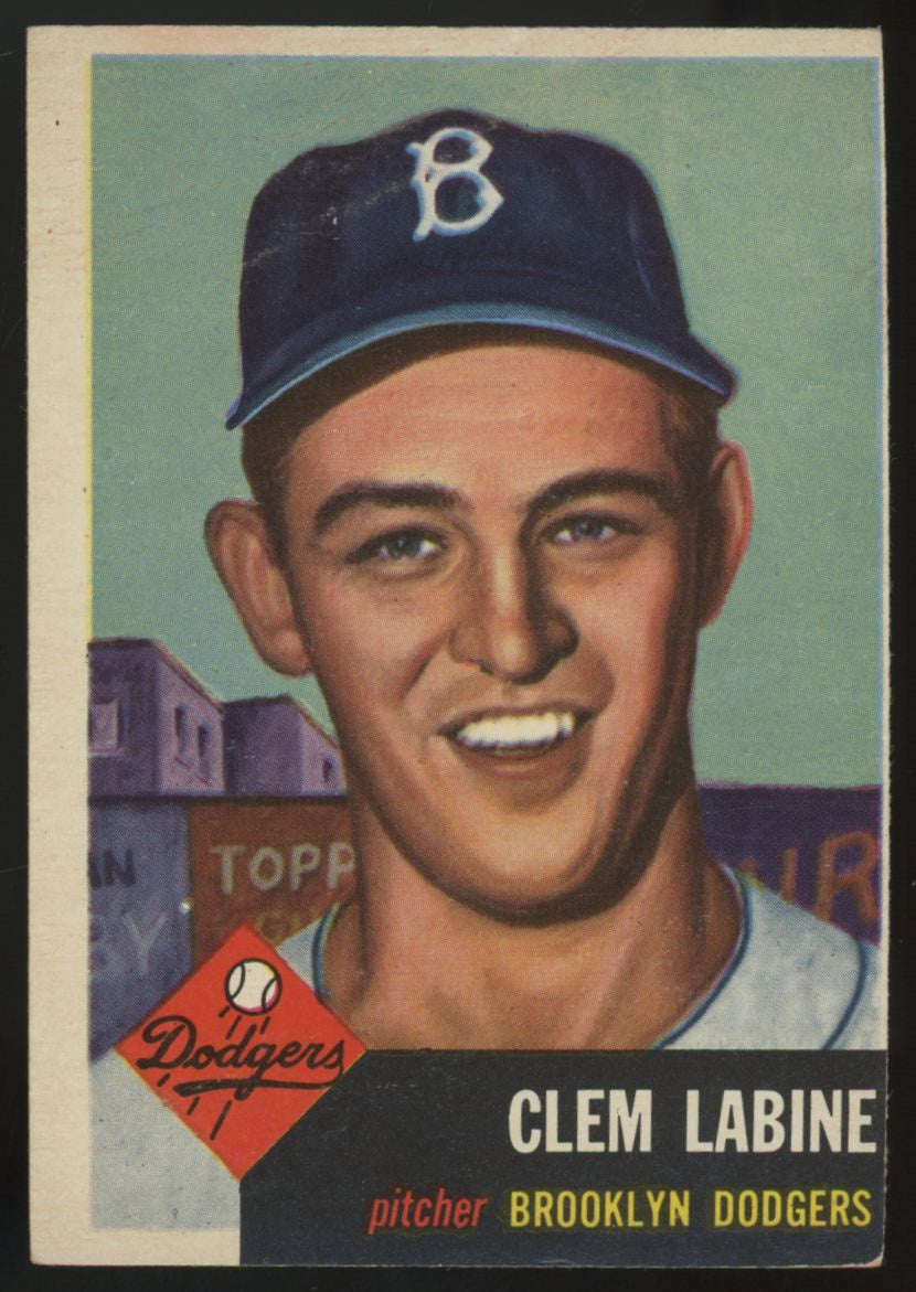 1953 Topps Clem Labine #14 VG "A"