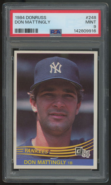 1984 Donruss Don Mattingly RC #248 PSA 9 *916