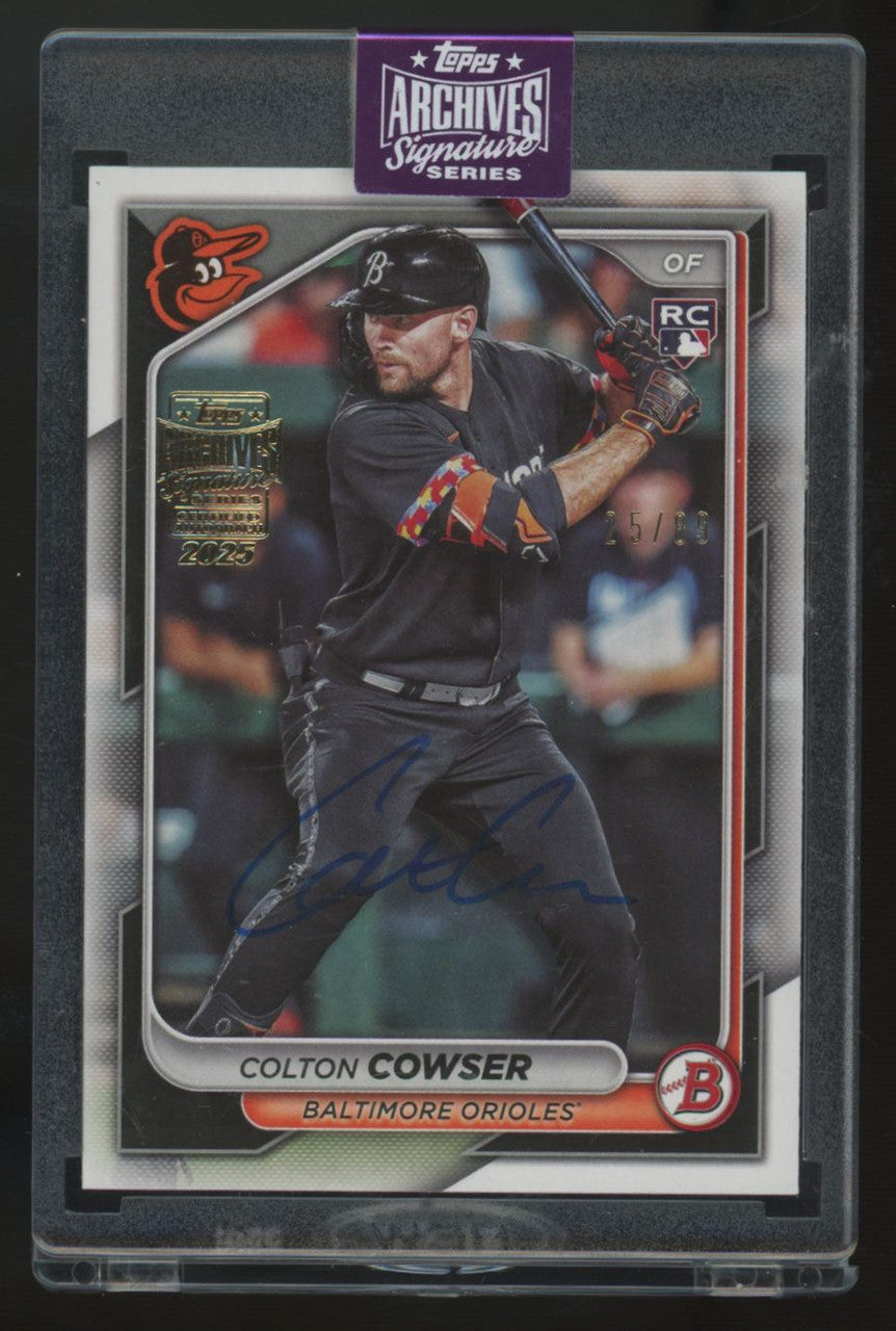 2025 Topps Archives Signature Series Colton Cowser Auto /89 #31