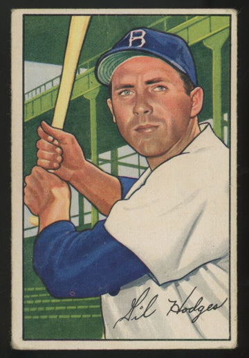 1952 Bowman Gil Hodges Picture Card #80 G/VG