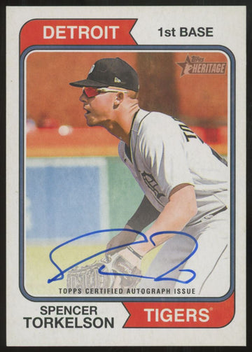 2023 Topps Heritage Spencer Torkelson Real One Auto #ROA-ST