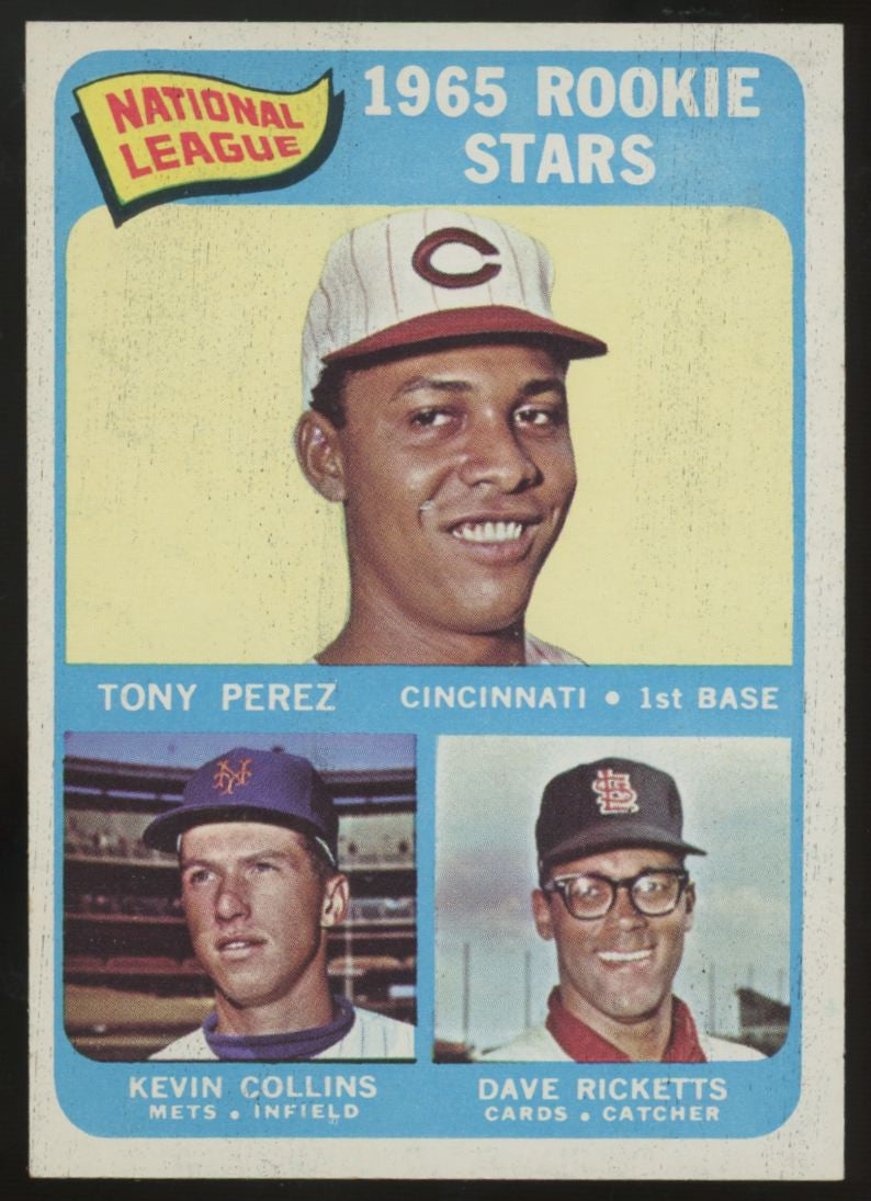1965 Topps Tony Perez RC Rookie Stars #581 EX
