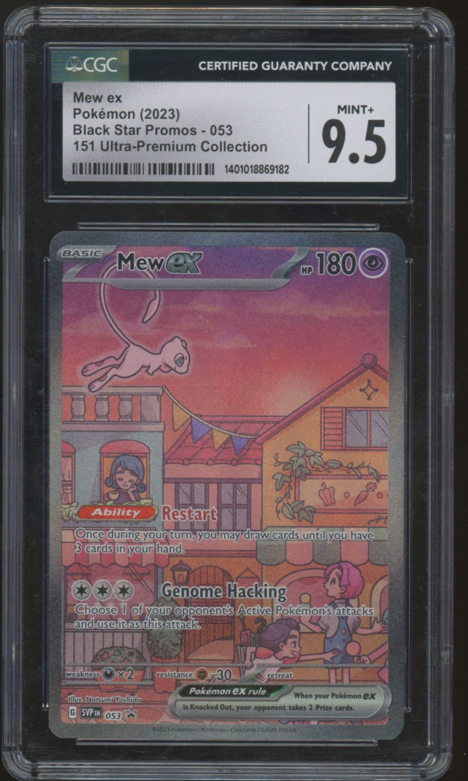 2023 Pokemon Mew ex UPC Promo Holo #53 CGC 9.5