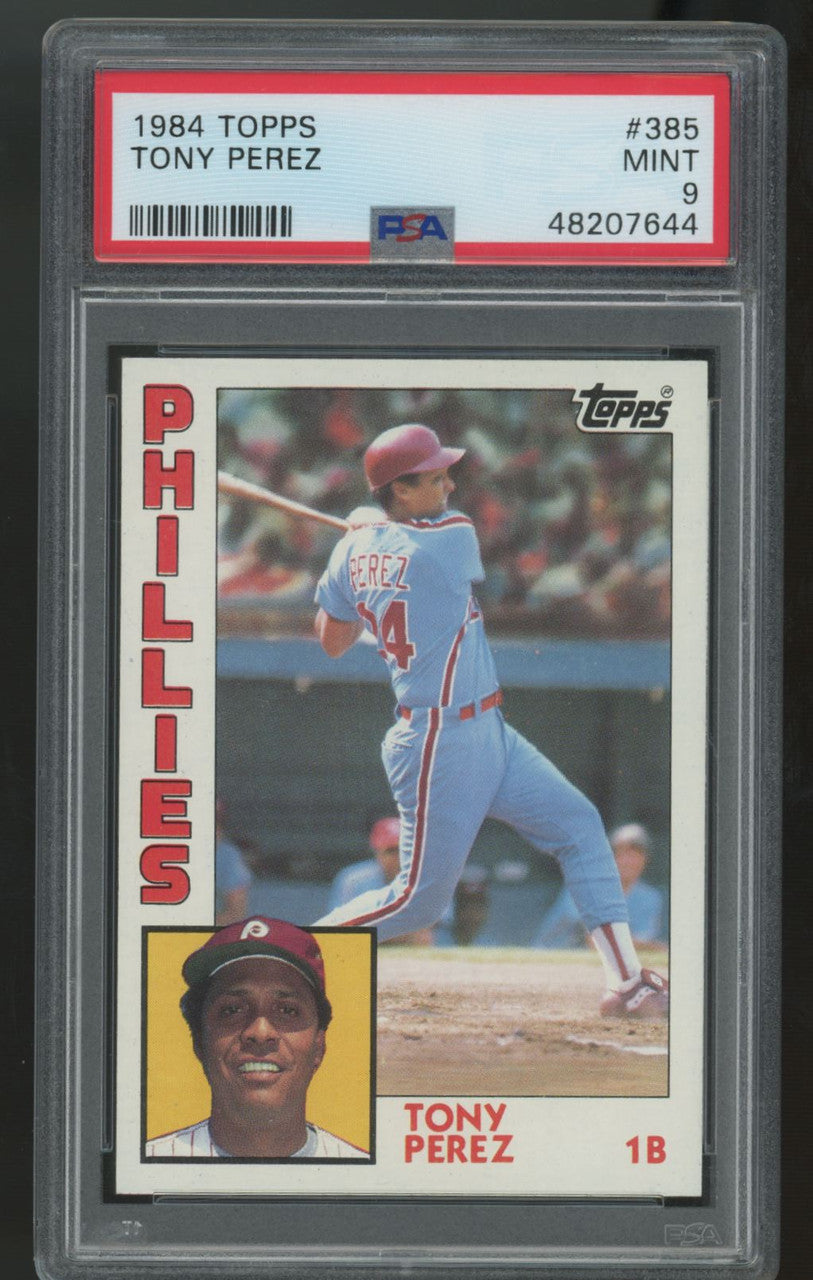 1984 Topps Tony Perez #385 PSA 9