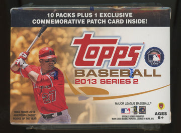 2013 Topps Baseball Series 2 Blaster Box Factory Sealed