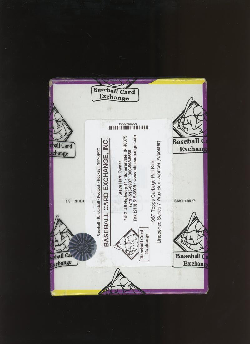 Garbage Pail Kids 7th Series BBCE Sealed Wax Box