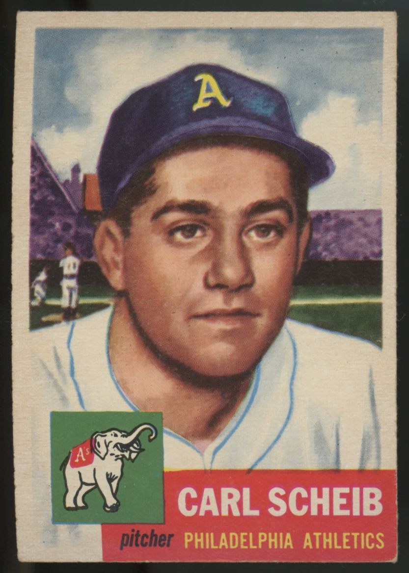 1953 Topps Carl Scheib #57 EX