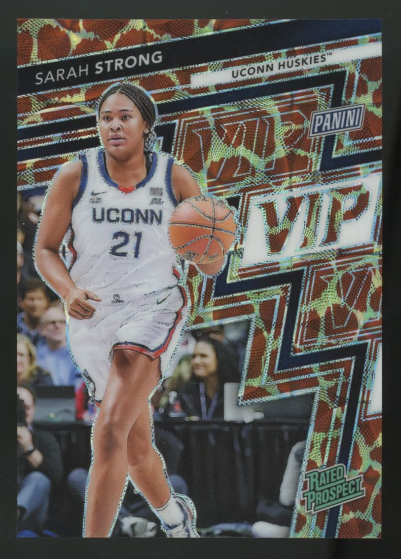 2025 Panini The National VIP Sarah Strong Rated Prospect Giraffe Prizm SSP #RP11