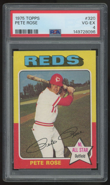 1975 Topps Pete Rose #320 PSA 4