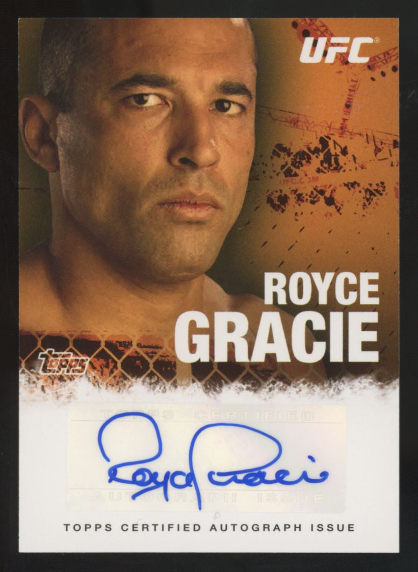 2010 Topps UFC Series Four Royce Gracie Auto #FA-RG