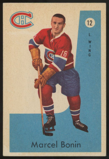 1959-60 Parkhurst Marcel Bonin #12 EX "A"