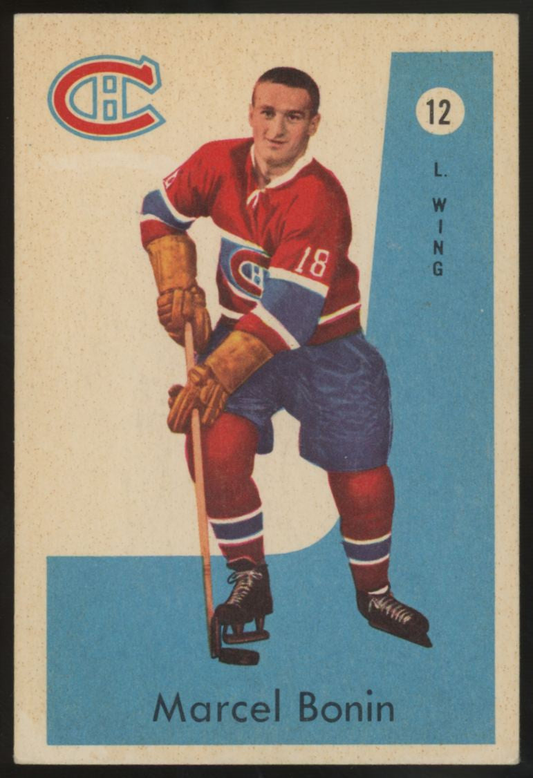 1959-60 Parkhurst Marcel Bonin #12 EX "A"