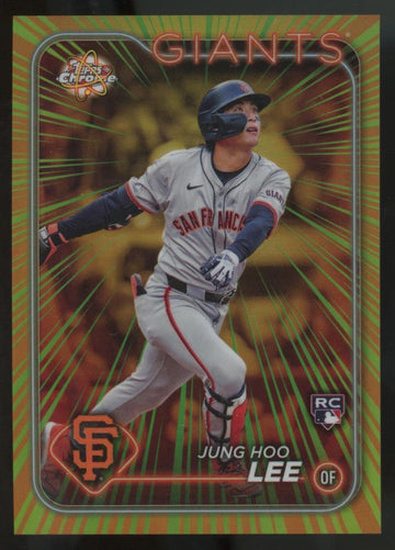 2024 Topps Chrome Jung Hoo Lee RC Radiating Rookies #RR-17