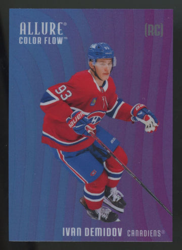 2025-26 Upper Deck Allure Ivan Demidov RC Blue-Purple Color Flow #CF-22