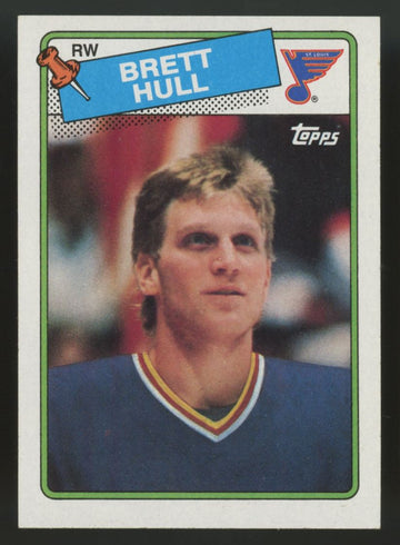 1988-89 Topps Brett Hull RC #66 NM-MT "B"