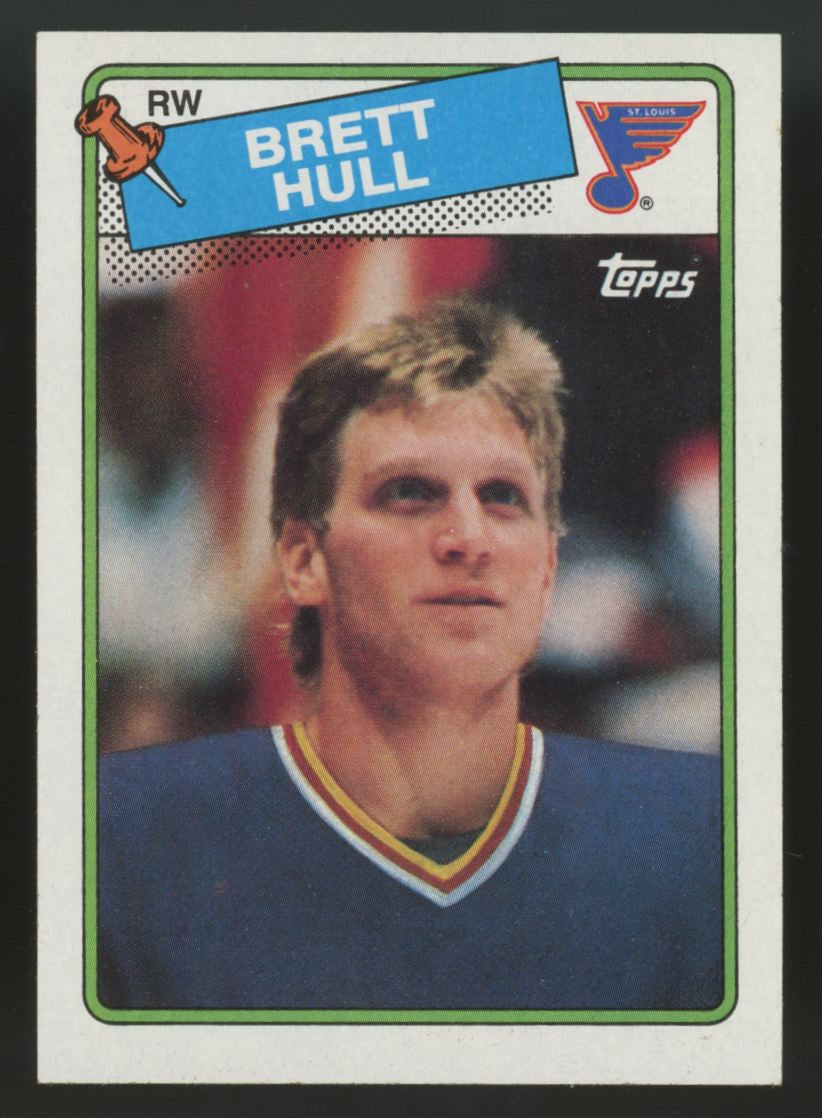 1988-89 Topps Brett Hull RC #66 NM-MT "B"