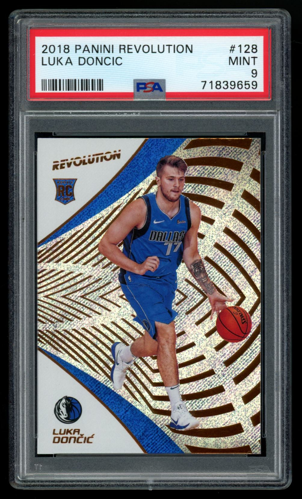 2018-19 Panini Revolution Luka Doncic RC #128 PSA 9