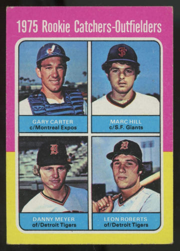 1975 Topps Gary Carter, Hill, Meyer, Roberts RC #620 VG/EX